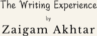 The Writing Experience