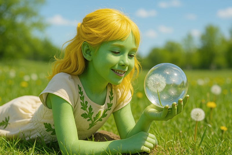 Păpădia – prorocița copilăroasă