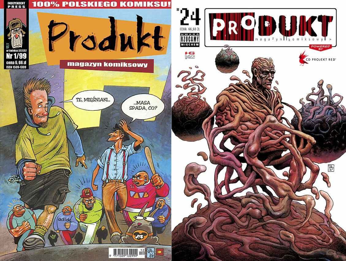 Magazyn "Produkt" - okładki numeru 1. i 24.