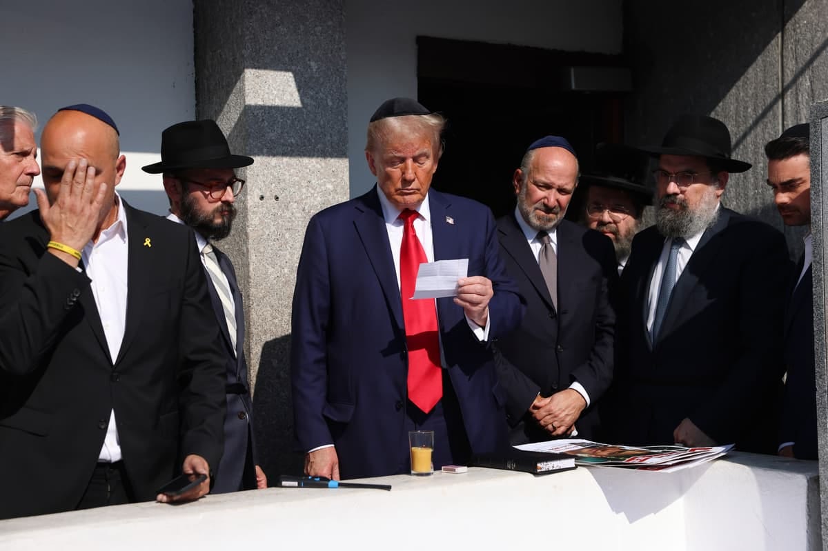 Trump Visits Revered New York City Jewish Site on October 7 Anniversary ...