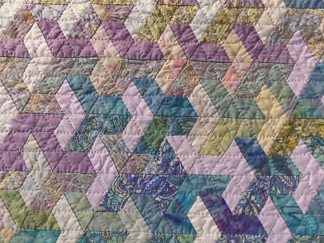 Detail from Quilt by Lim Min Seon Detail from Quilt by Lim Min Seon