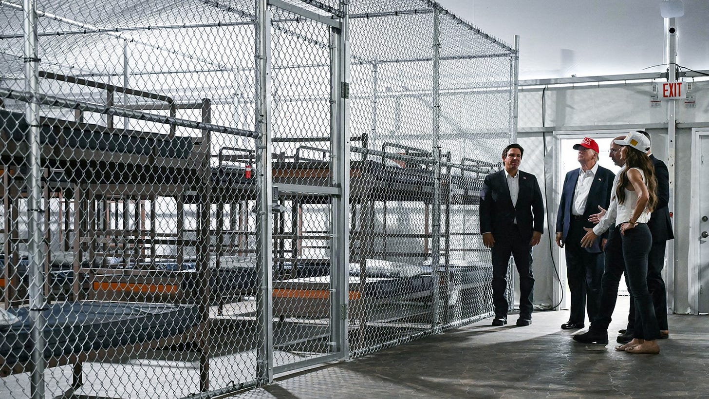 Trump, DeSantis Donors Are Contractors on 'Alligator Alcatraz'