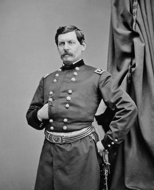 Someone asked George how many troops Lee had at any given time.
