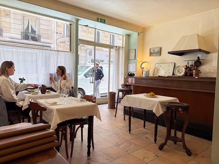 Dining room at Alt restaurant in Paris