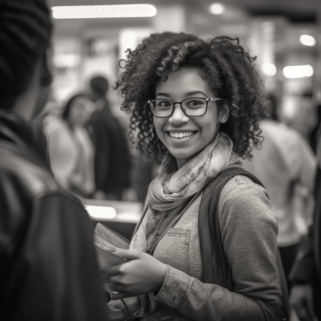 Woman purchasing items in a department store with a credit card.