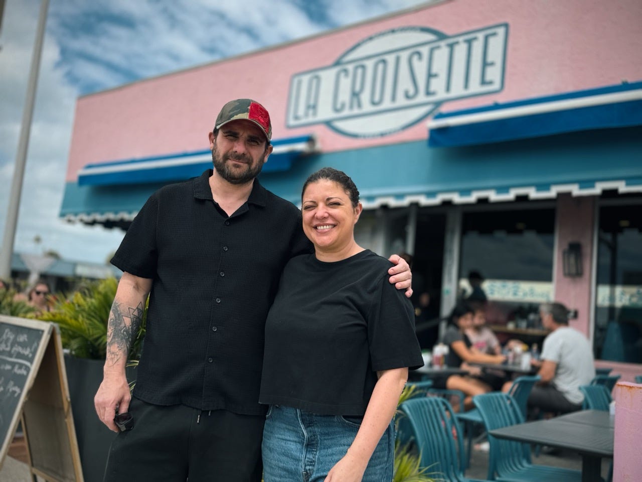 Nathalie et Mickael Roche, propriétaires du restaurant Breakfast/Lunch “La Croisette” à St. Pete Beach en Floride aux USA. Nathalie et Mickael Roche, propriétaires du restaurant Breakfast/Lunch “La Croisette” à St. Pete Beach en Floride aux USA.