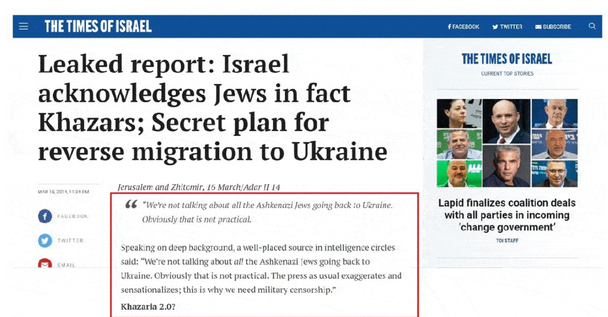 Was there a secret plan for a reverse migration of Jews to UKRAINE?