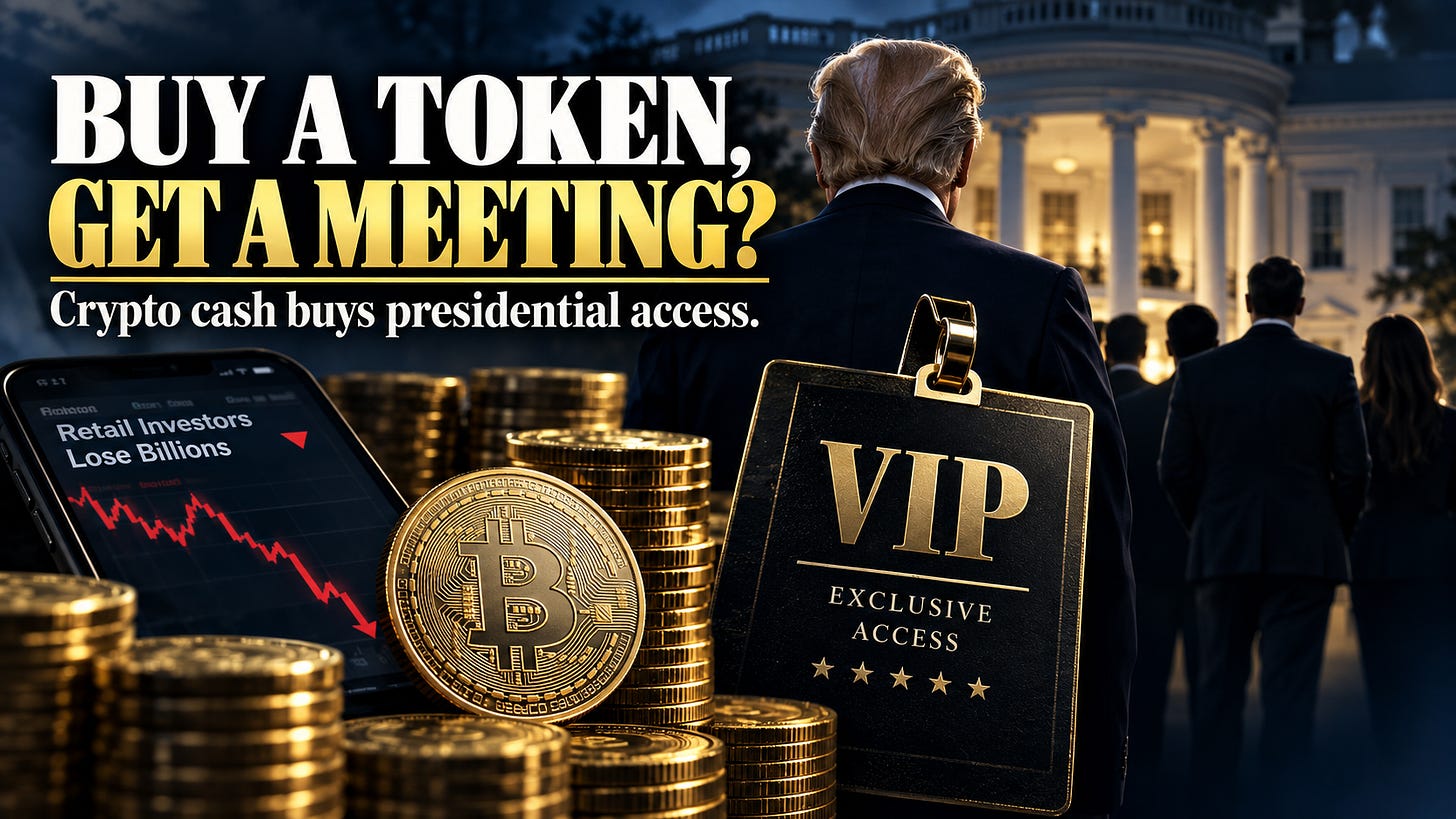 Trump’s Crypto Business Is Selling Another Route to Presidential Access.