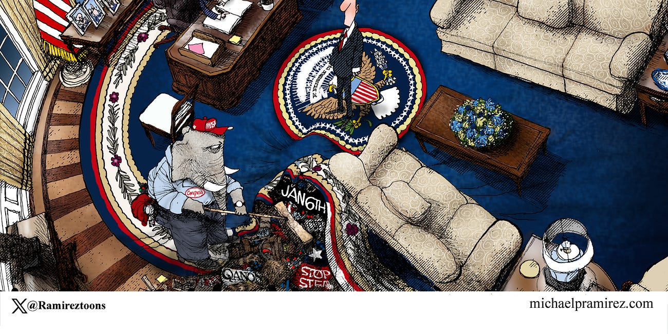 Michael Ramirez: Cover Up 1-12-25