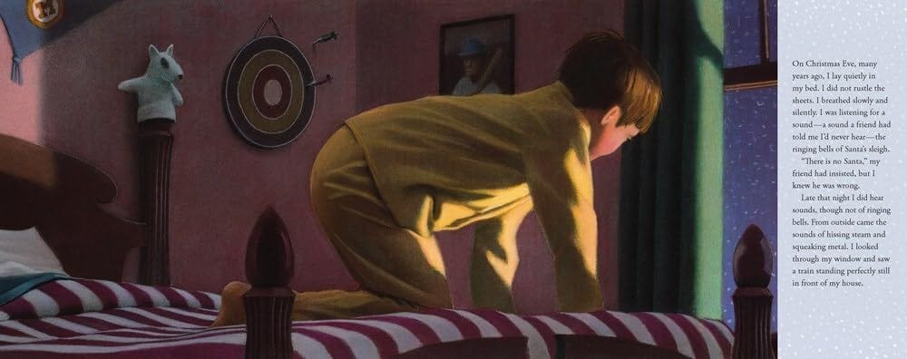 A page from "The Polar Express" A page from "The Polar Express"