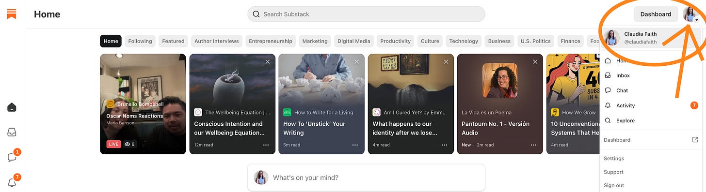 Substack Profile Page How to Introduce Yourself the Right Way and Stand Out on Substack