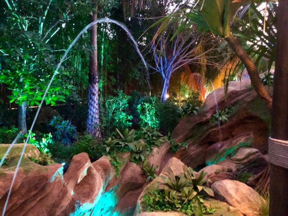 Journey of Water trail at Epcot.
