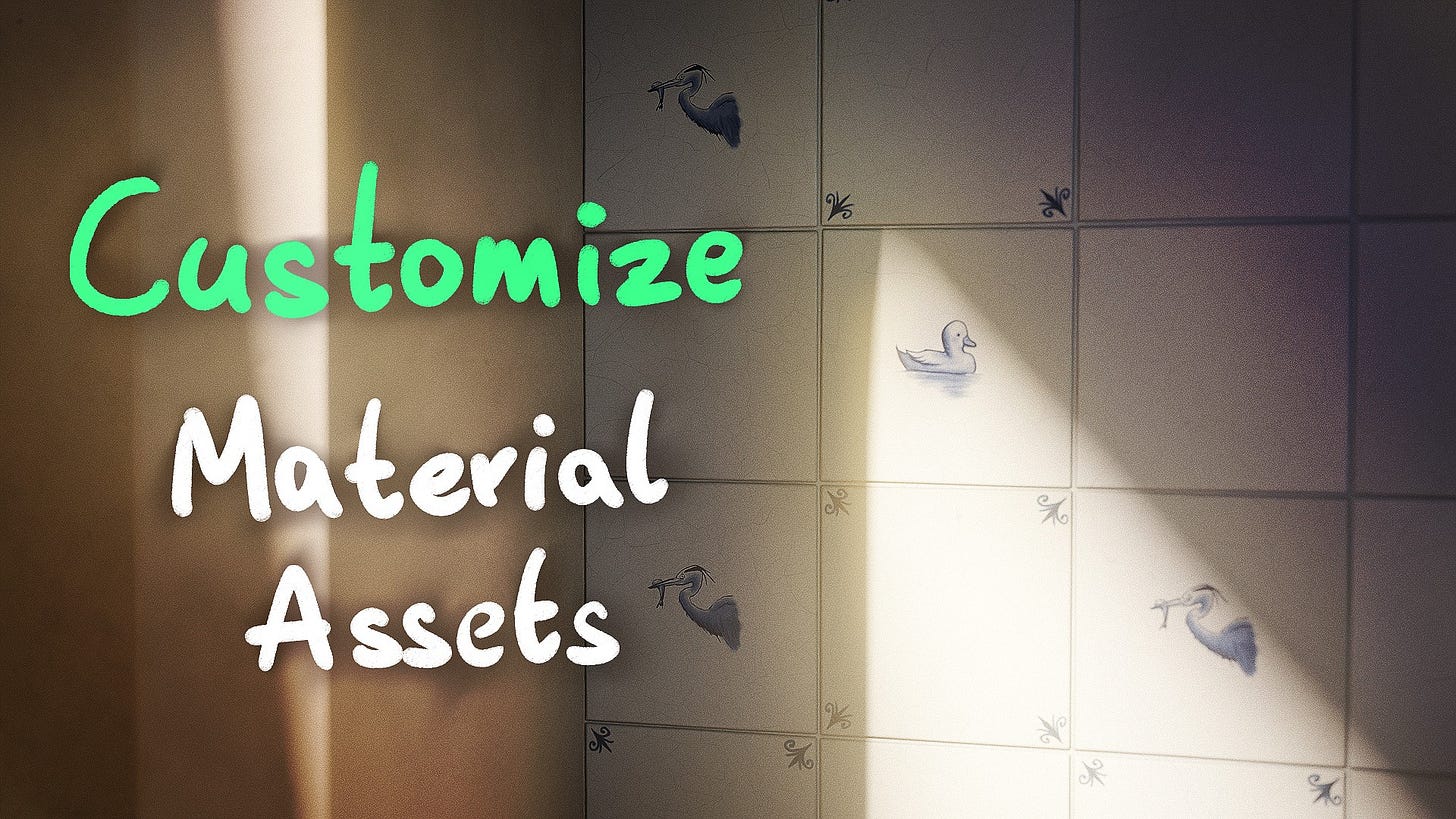 Customizing Material Assets