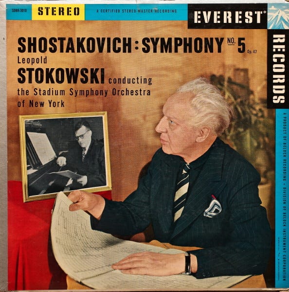 Shostakovich - Leopold Stokowski Conducting The Stadium Symphony Orchestra  Of New York – Symphony No. 5, Op. 47 – Vinyl (180g, LP, Album + 5 more),  1996 [r8214063] | Discogs