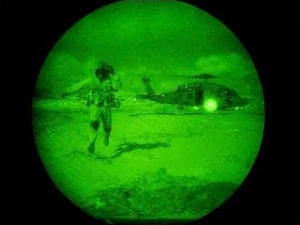 Night goggles allow one to see what is hidden in the dark