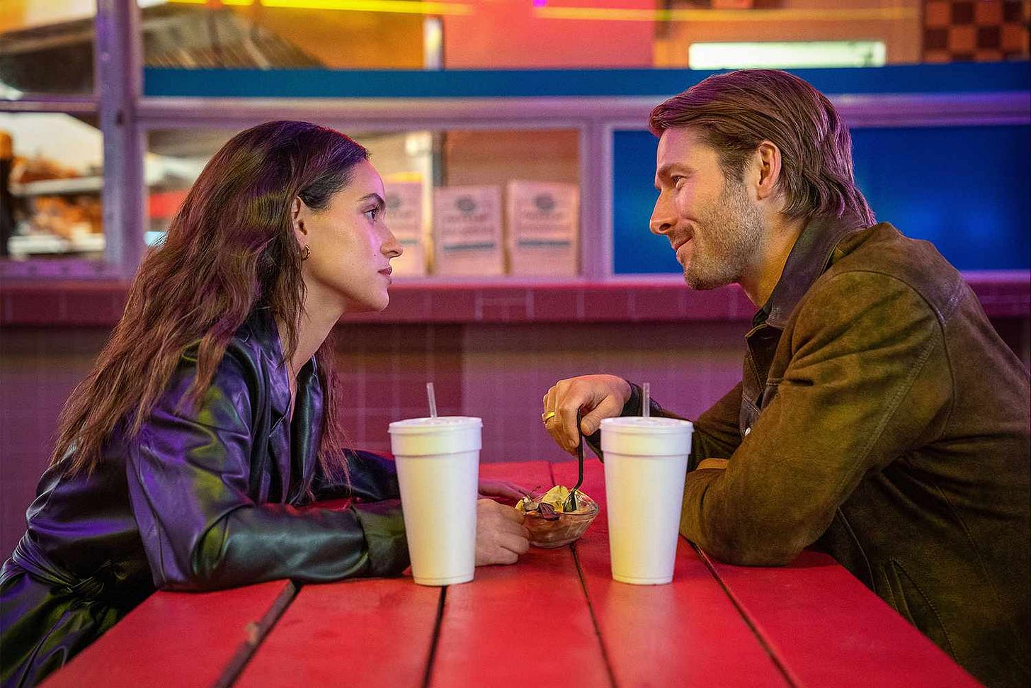Inside Glen Powell and Adria Arjona's 'Hit Man' meet-cute