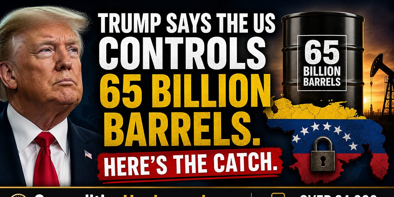 Trump Says the US Controls 65 Billion Barrels. Here’s the Catch.