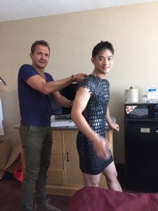 SPNFamily support - Sebastian Roche helps out (tweet Jason Manns)