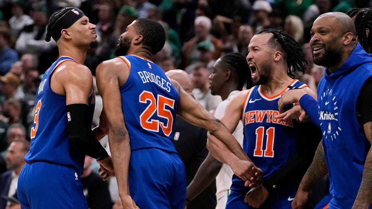 Knicks beat Celtics 108-105 in OT