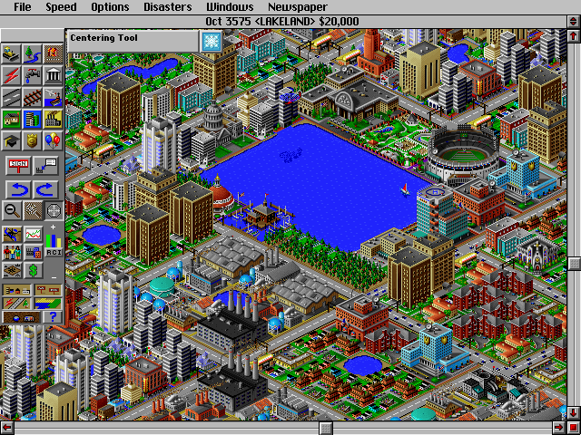 SimCity screenshot.