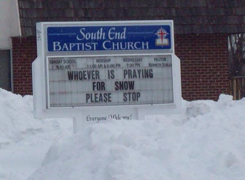 Church snow