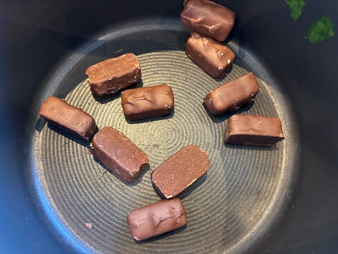 Step by Step - Snickers Oat Bars