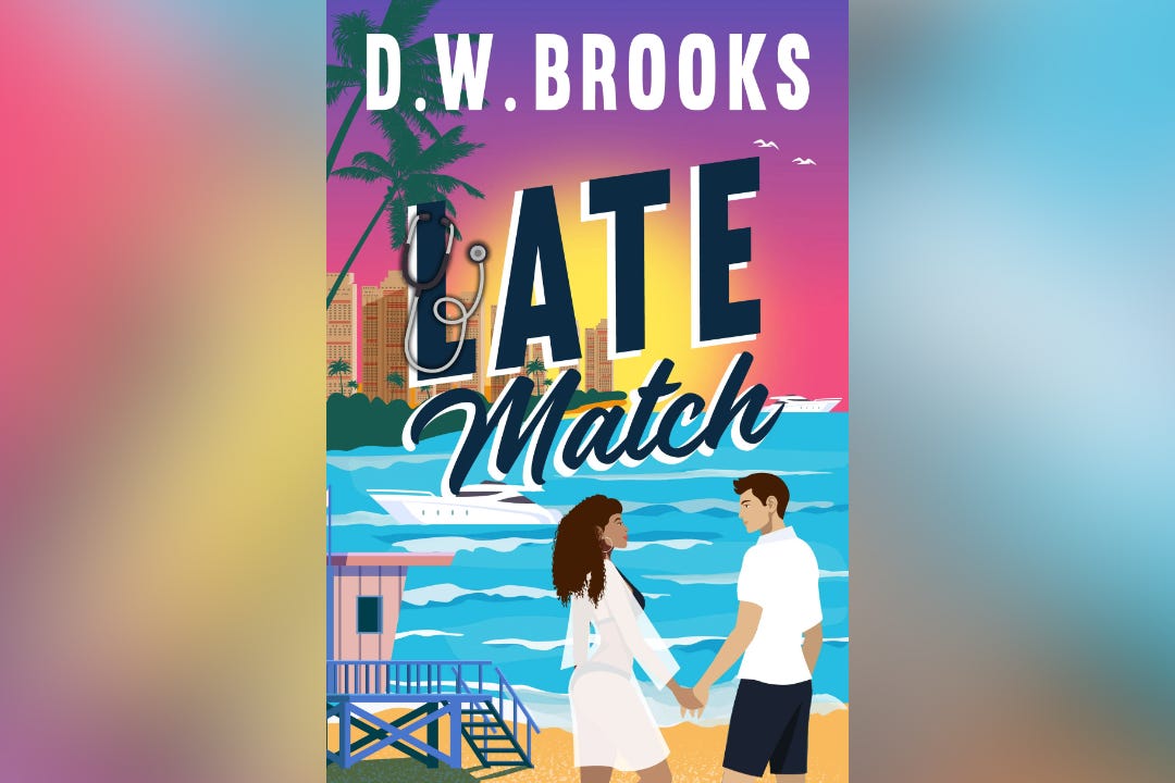 Book cover for Late Match by D.W Brooks