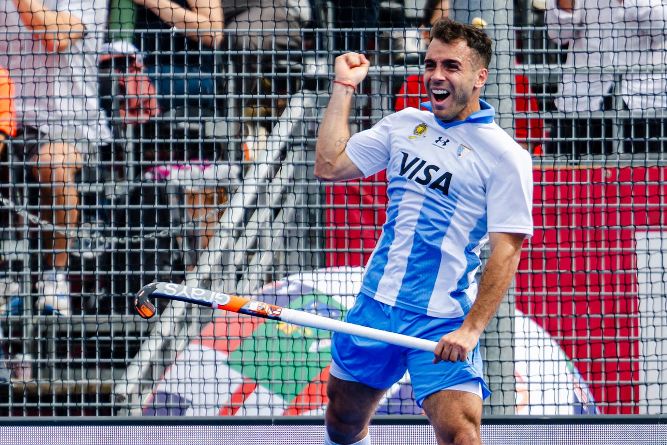 Partido Argentina vs. Países Bajos por el tercer puesto. Foto: FIH Partido Argentina vs. Países Bajos por el tercer puesto. Foto: FIH