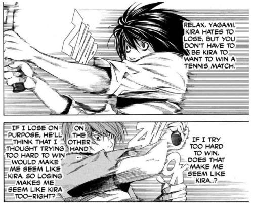 Imaginary World of Blinding Lights — death note is literally a comedy