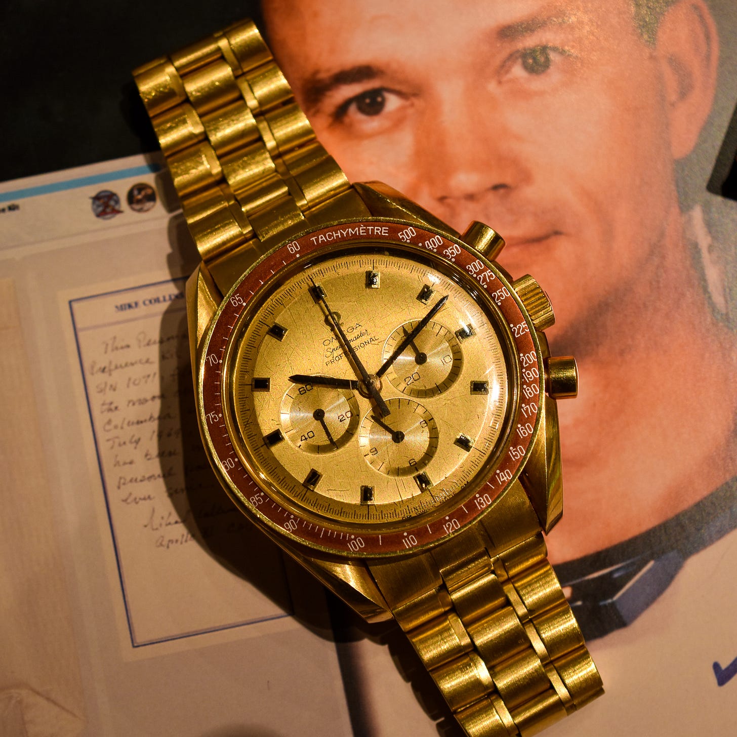 Michael Collins Omega Speedmaster Apollo XI