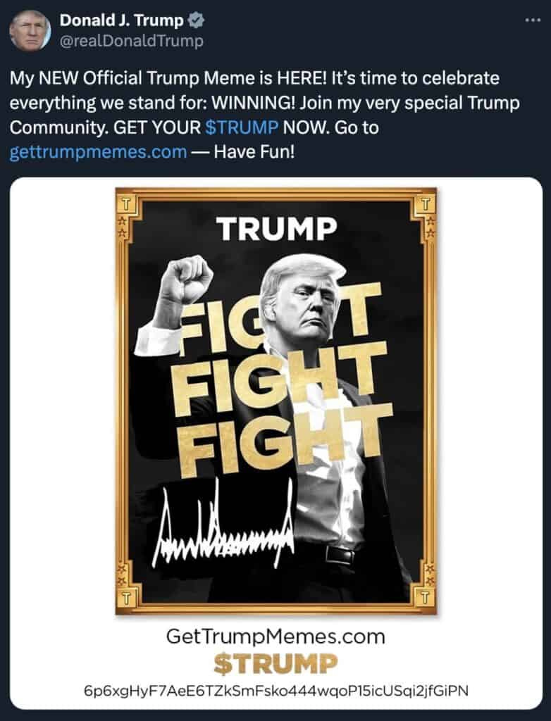 Trump Meme Coin Launch Shakes Markets - Is Trump a Crypto Hero or Villain? - Brave New Coin Trump Meme Coin Launch Shakes Markets - Is Trump a Crypto Hero or Villain? - Brave New Coin