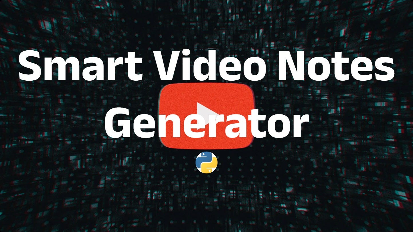 Note Mixer Generator Smart Video Notes Generator - by Meng Li