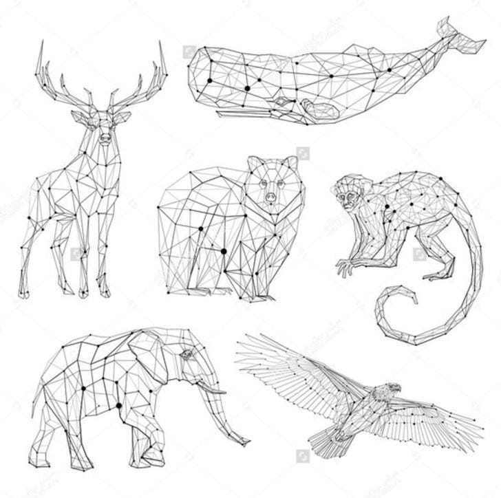 software recommendation - How do I create a 3d wireframe object/low poly  outline illustration? - Graphic Design Stack Exchange