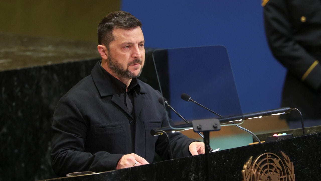 Stop Russia or face most destructive arms race ever,' Zelensky tells UN