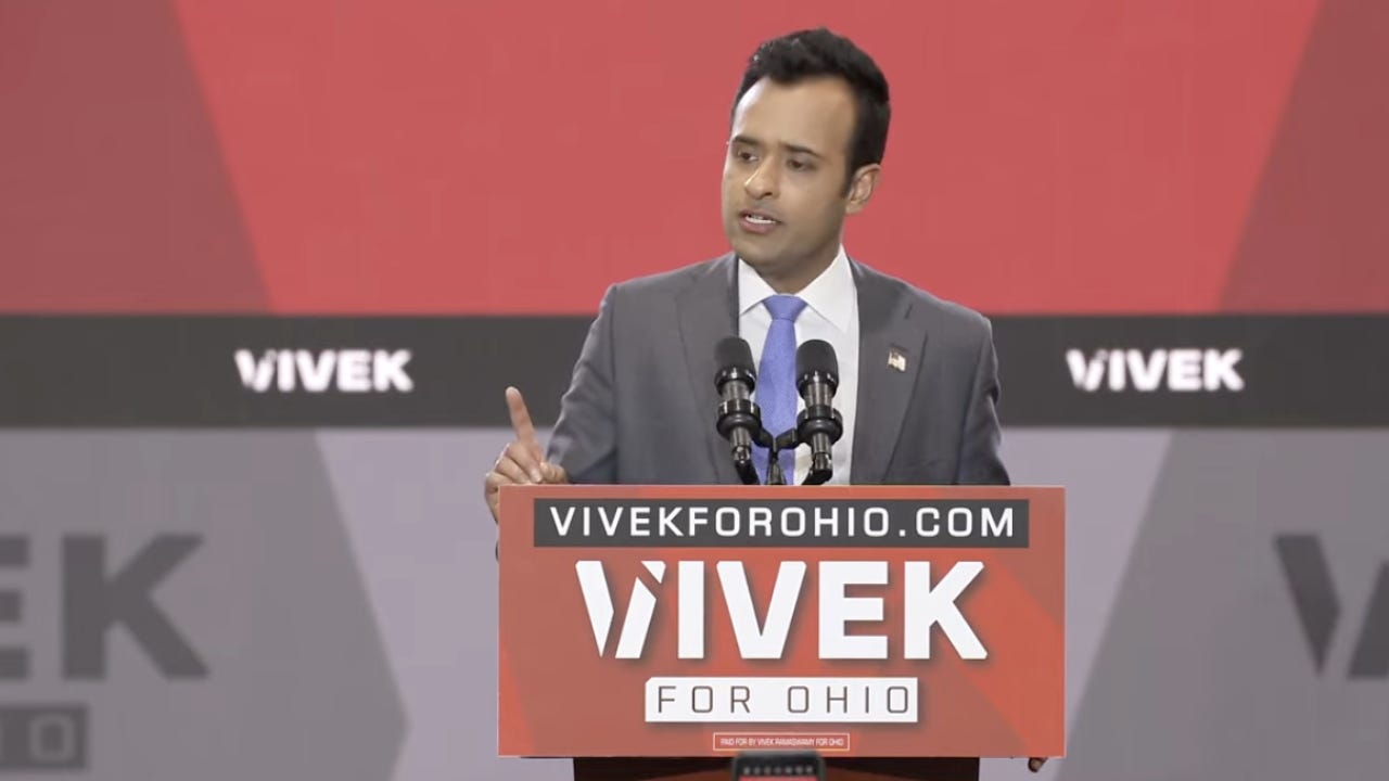 Vivek Ramaswamy announces bid for Ohio governor Vivek Ramaswamy announces bid for Ohio governor
