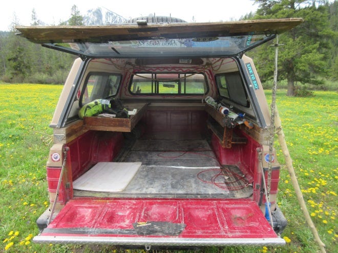 Car camping Jackson Hole