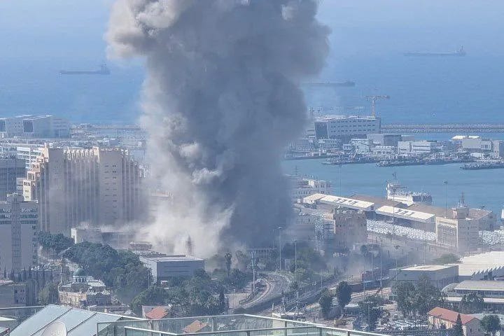 Deadly Iranian missile strike hits Israeli port city of Haifa