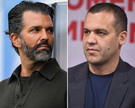 Republican calls for Senate investigation of Trump Jr wedding paid for by Russian oligarch | Donald Trump Jr | The Guardian Republican calls for Senate investigation of Trump Jr wedding paid for by Russian oligarch | Donald Trump Jr | The Guardian
