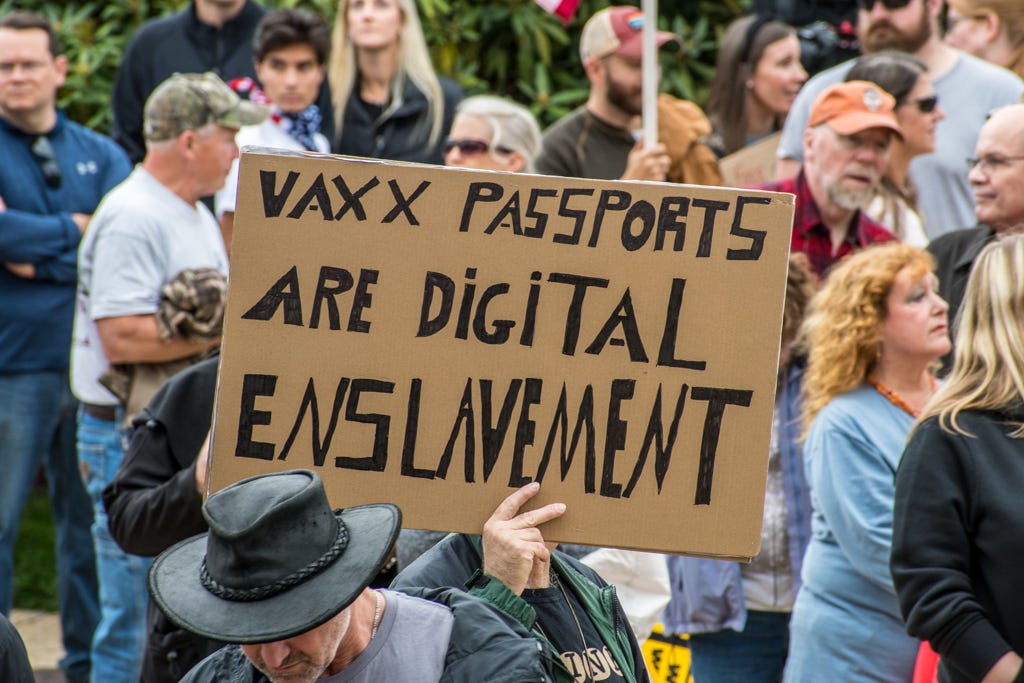 Group protests vaccine, mask mandates | News, Sports, Jobs - The Nashua  Telegraph