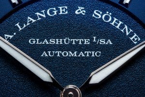 A. Lange & Söhne Odysseus close up of texture