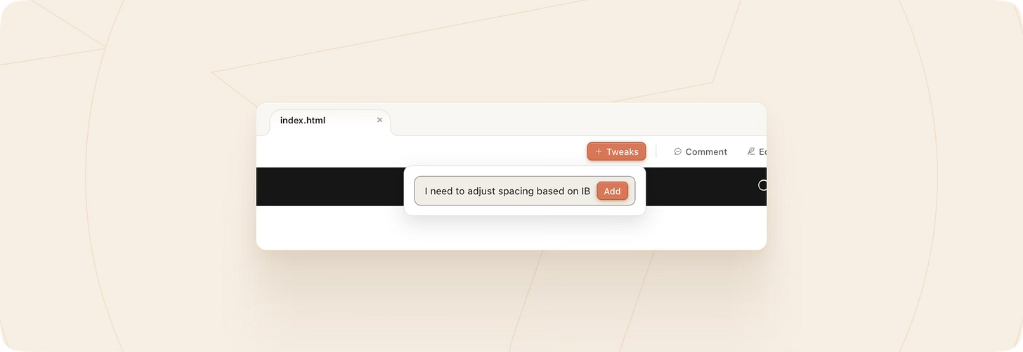 adding Tweaks in Claude Design adding Tweaks in Claude Design