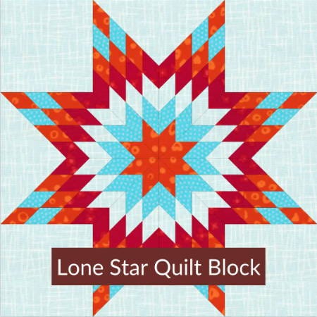 Lone Star Quilt Block