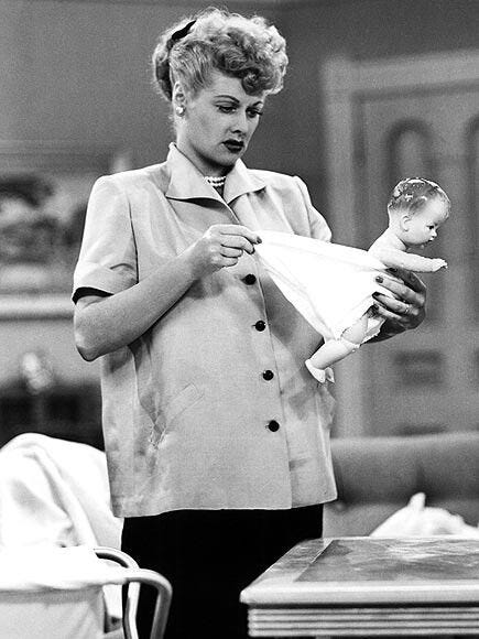 Lucille Ball in Lucy ed io (I Love Lucy), 1951-1957