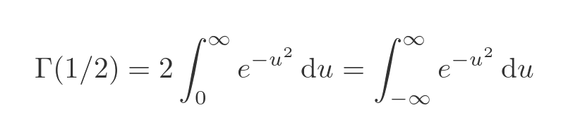 Gamma of 1/2