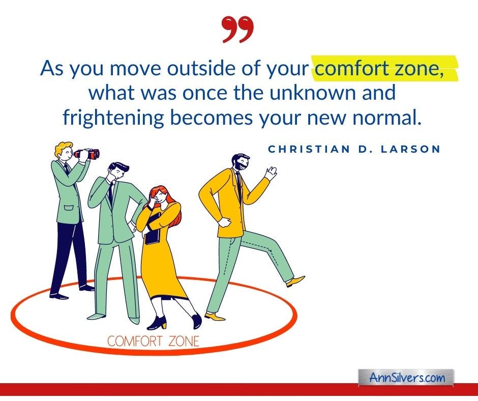 leaving your comfort zone quote
