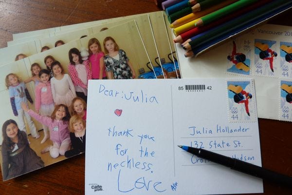 bday thank you card