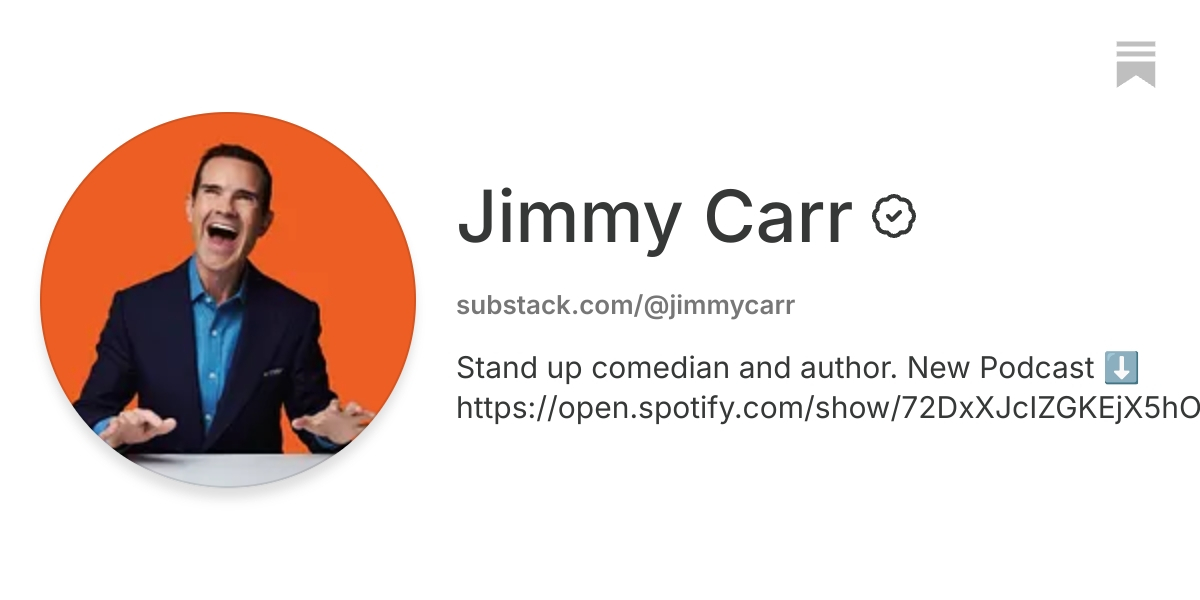 Jimmy Carr | Substack