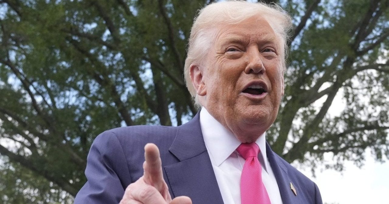 Donald Trump celebrates CBS's end to Stephen Colbert's 'Late Show' Donald Trump celebrates CBS's end to Stephen Colbert's 'Late Show'