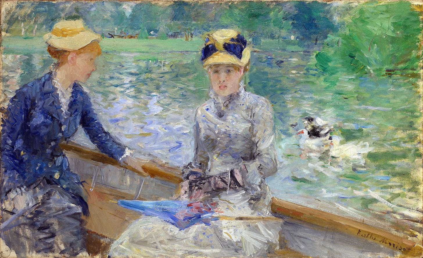 Berthe Morisot, "Un día de verano". Óleo sobre tela, 1879 ...