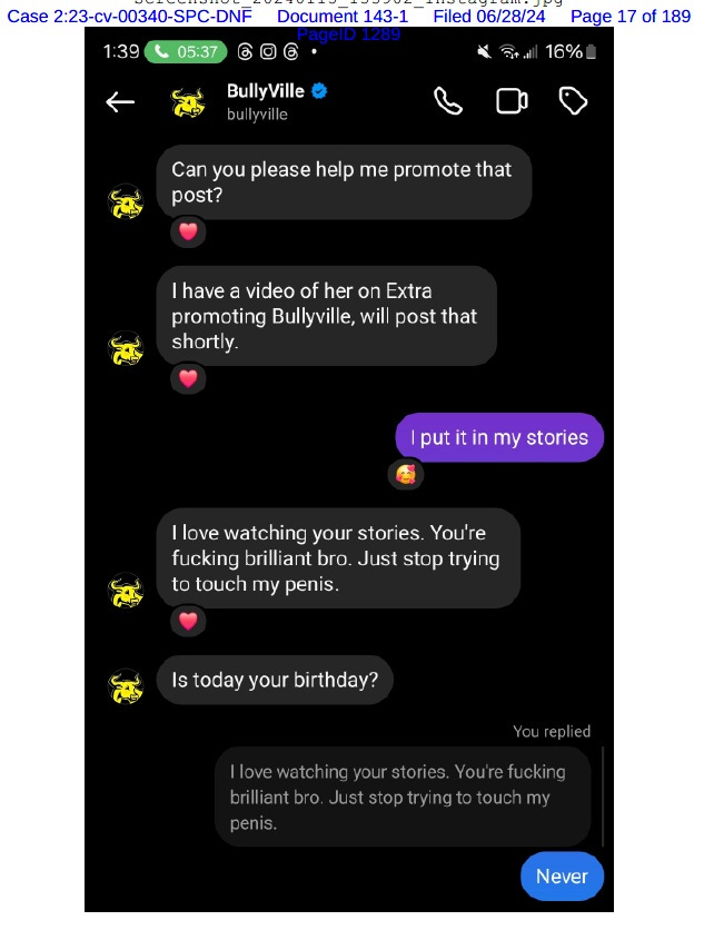 Trolls In Trouble: Leaked chats expose TikTok’s Danesh Noshirvan and Bullyville’s James McGibney plotting harassment, perjury, and schemes.